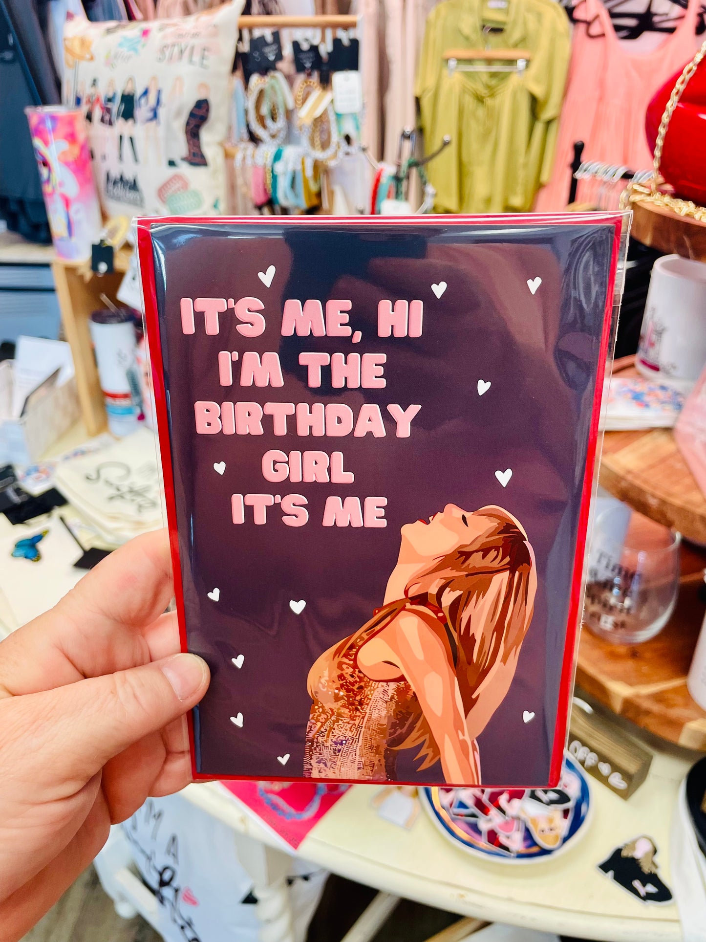 Town & Country - Taylor Swift Card - It’s Me Birthday Girl