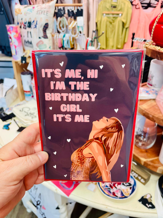 Town & Country - Taylor Swift Card - It’s Me Birthday Girl