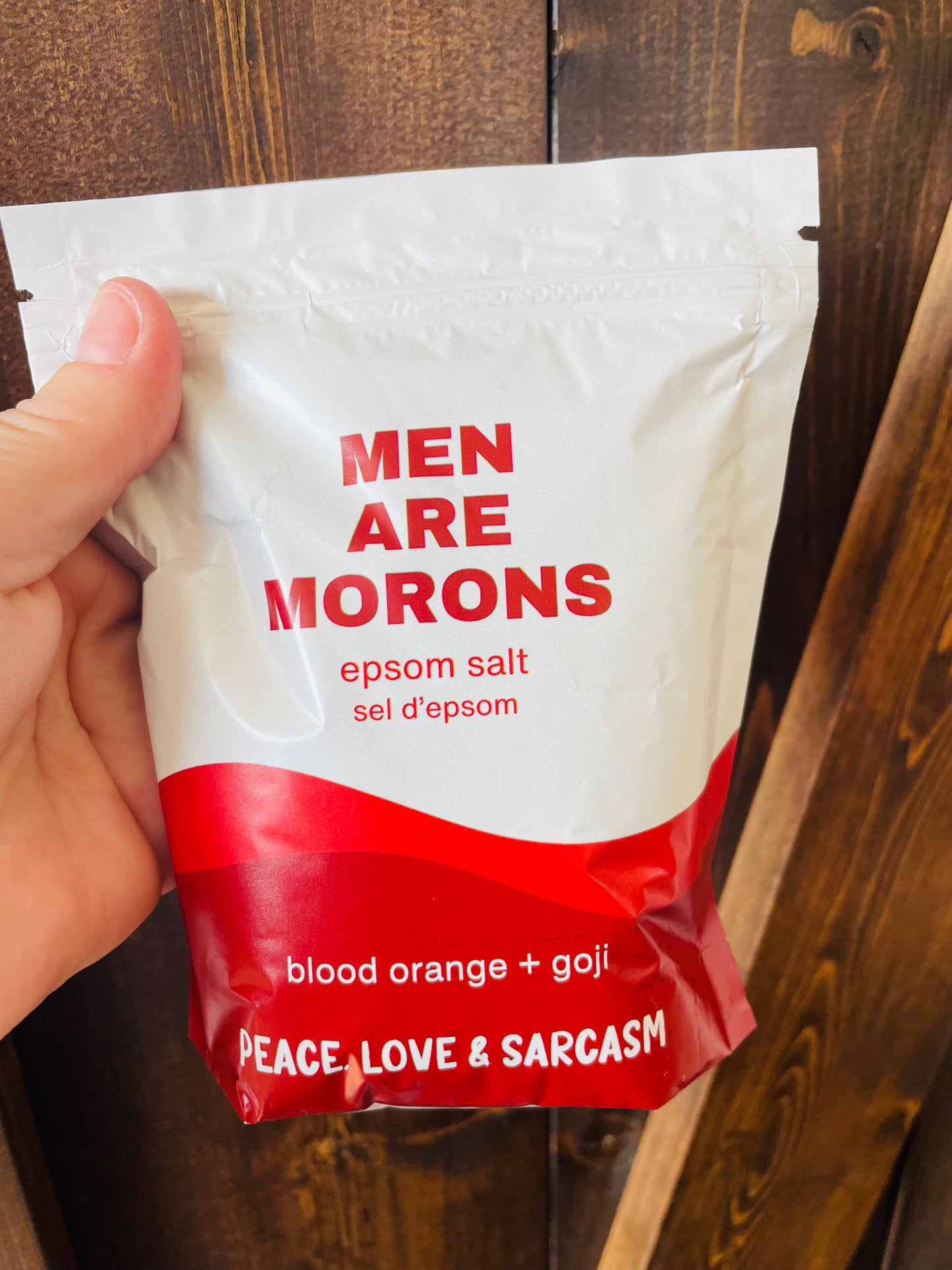 Peace, Love & Sarcasm |Men Are Morons | Epsom Soak