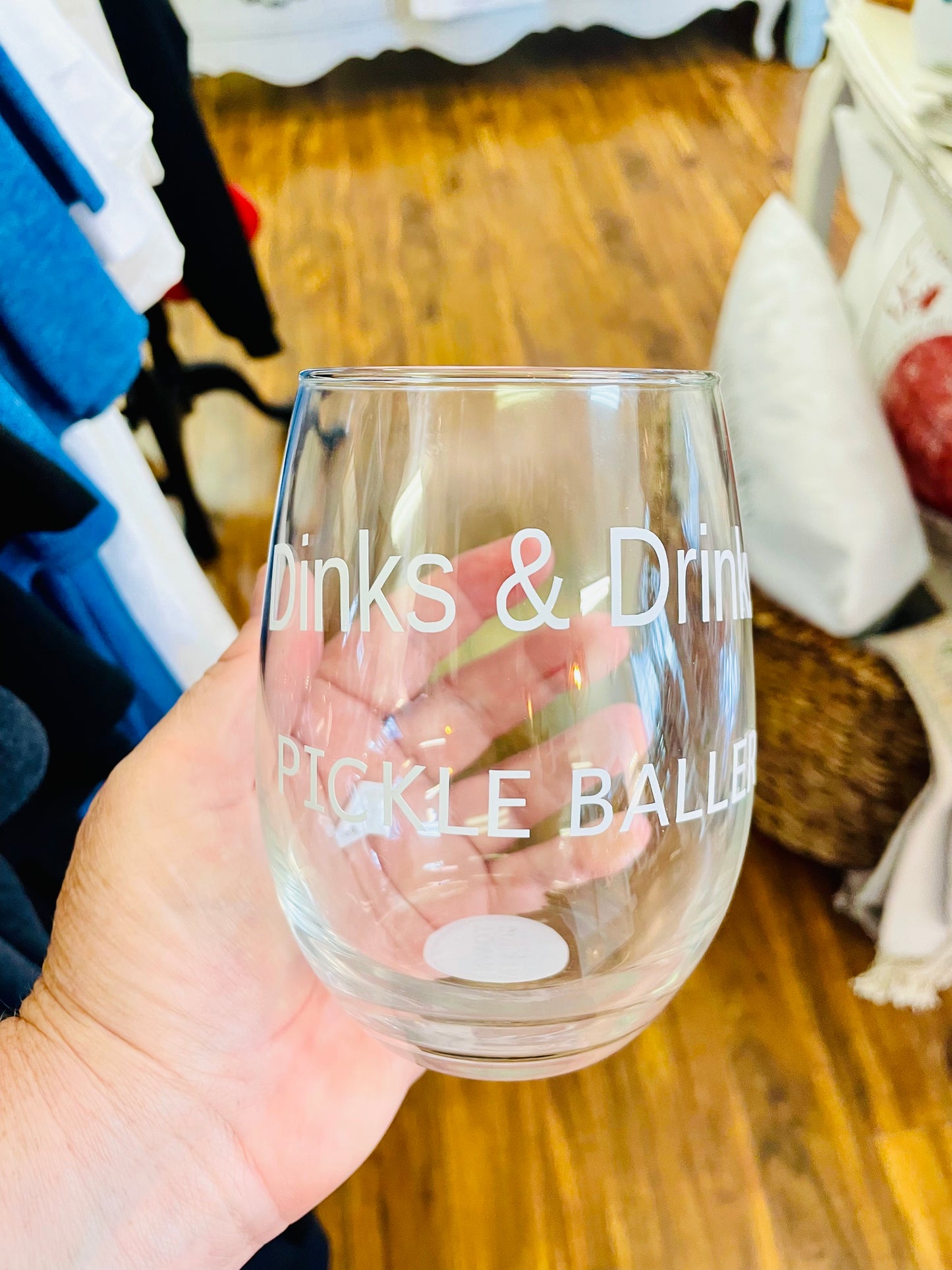 Town & Country - Pickleball Stemless Wineglass