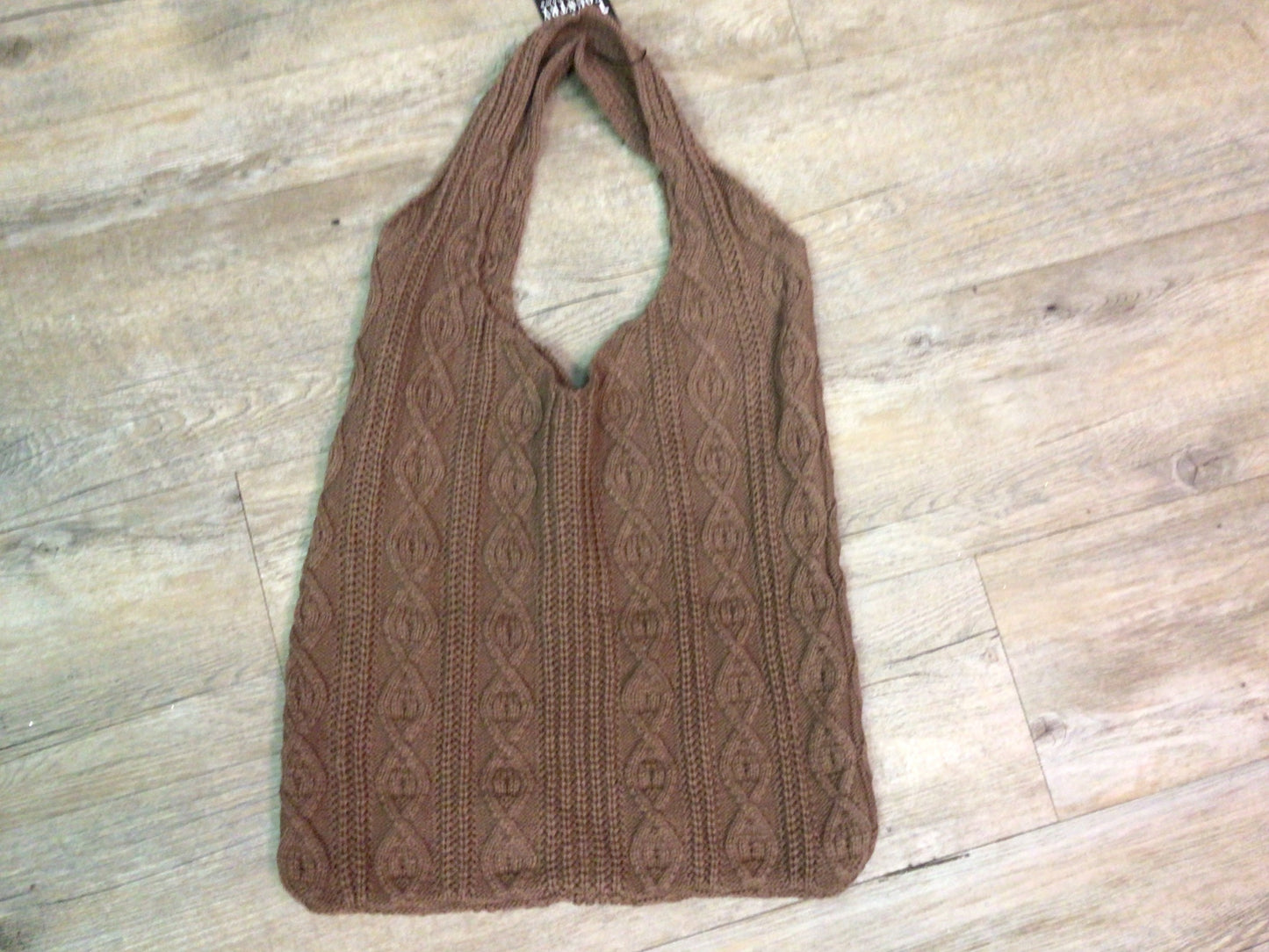 Town & Country - Vintage Cable Knitted Bag