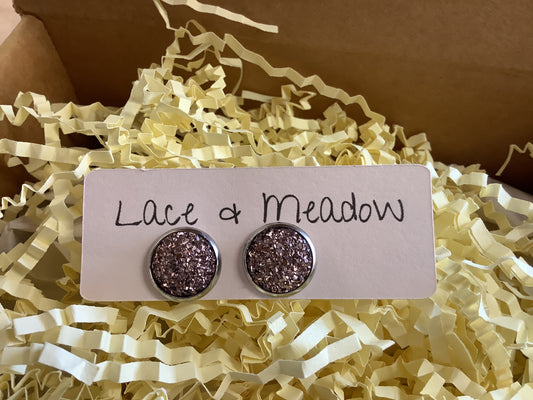 Lace + Meadow Druzy Earrings