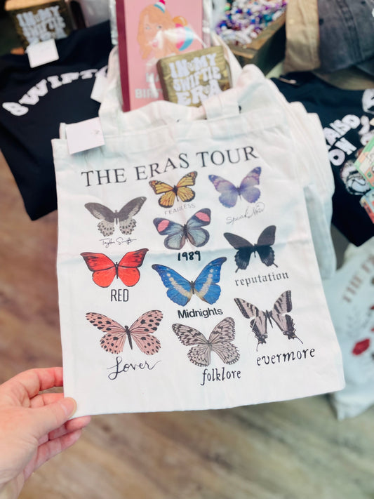 Town & Country - Taylor Swift Era’s Tour Butterfly Canvas Tote Bag