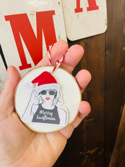 A paper life Taylor swift ornament