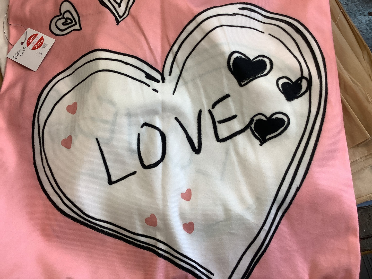 Town & Country - Valentines Day Pink  Pillow Case Only