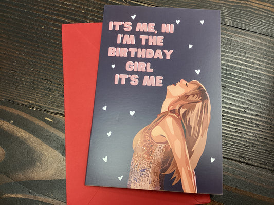 Town & Country - Taylor Swift Card - It’s Me Birthday Girl