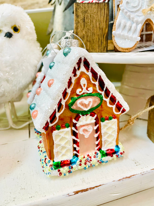 Town & Country - Gingerbread House Ornaments