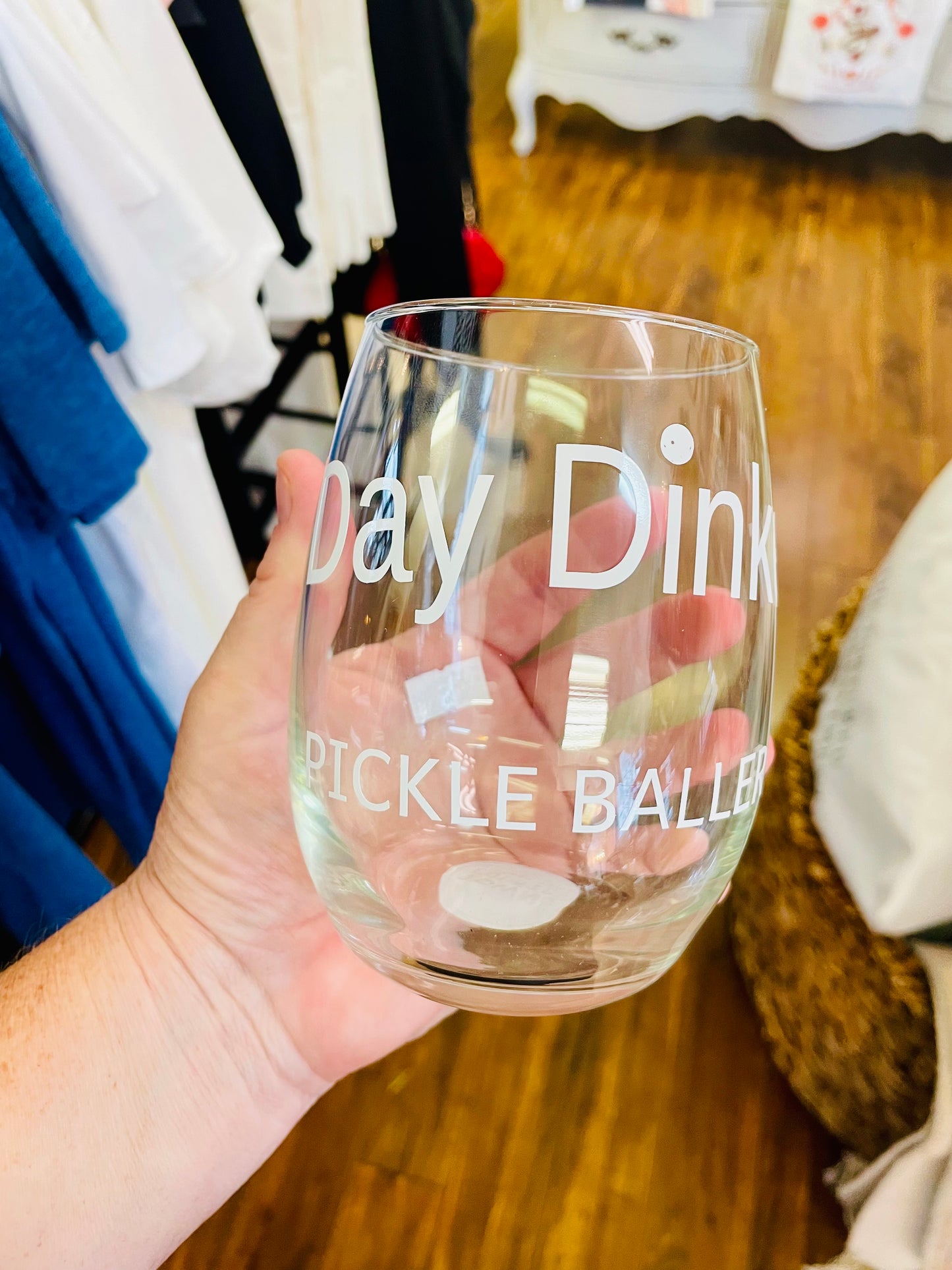 Town & Country - Pickleball Stemless Wineglass