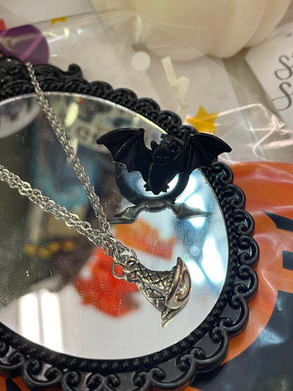 Kids Halloween Bag Necklace & Mirror