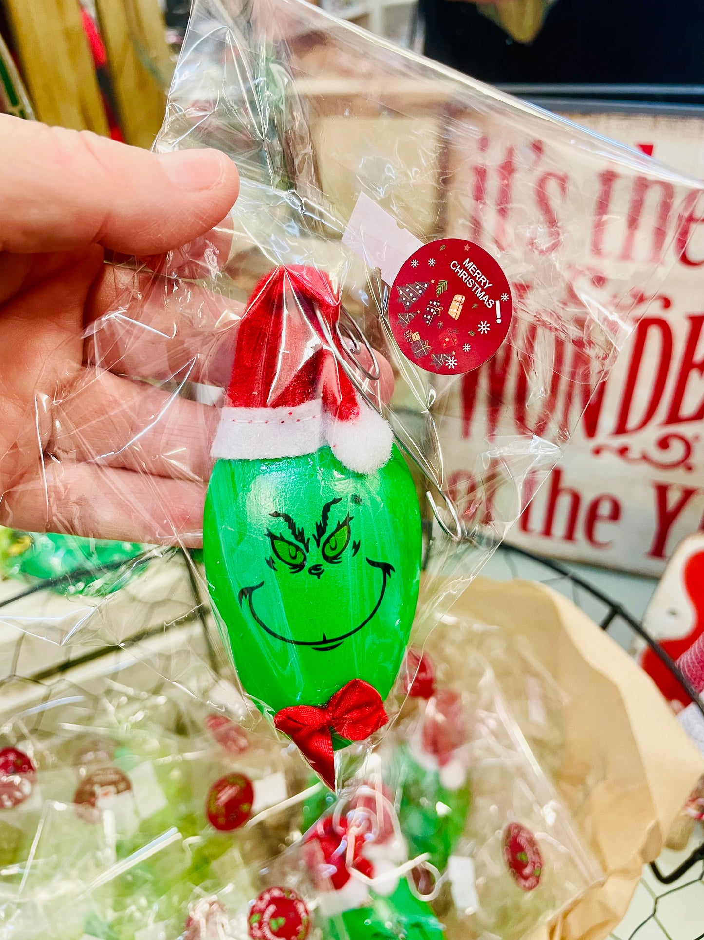 Teaspoon memories: grinch spoon ornament