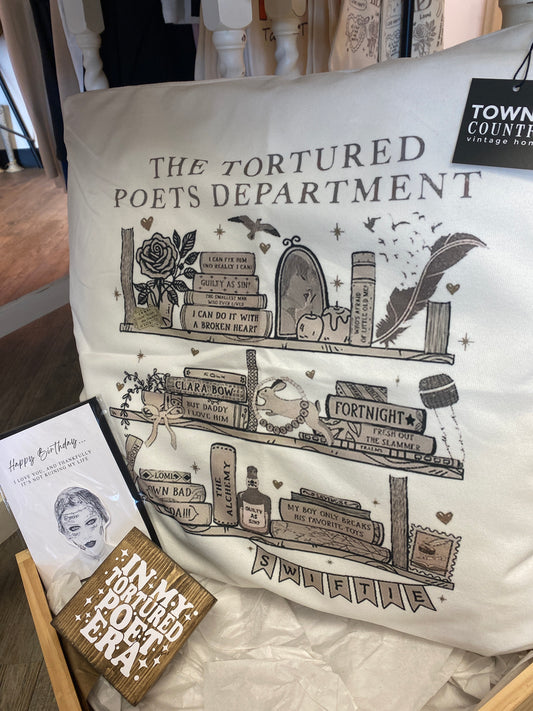 Town & Country - Taylor Swift - The Tortured Poets Department Pillow