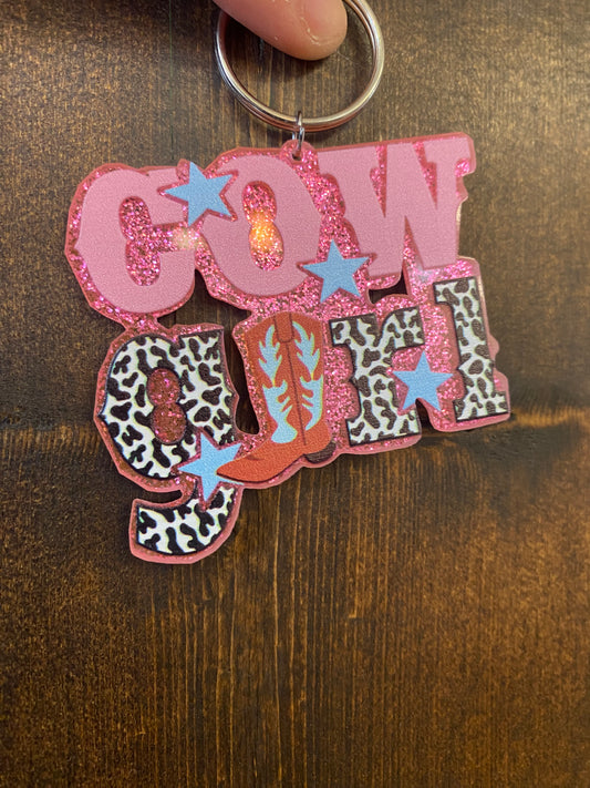 Town & Country - Cowgirl Keychains