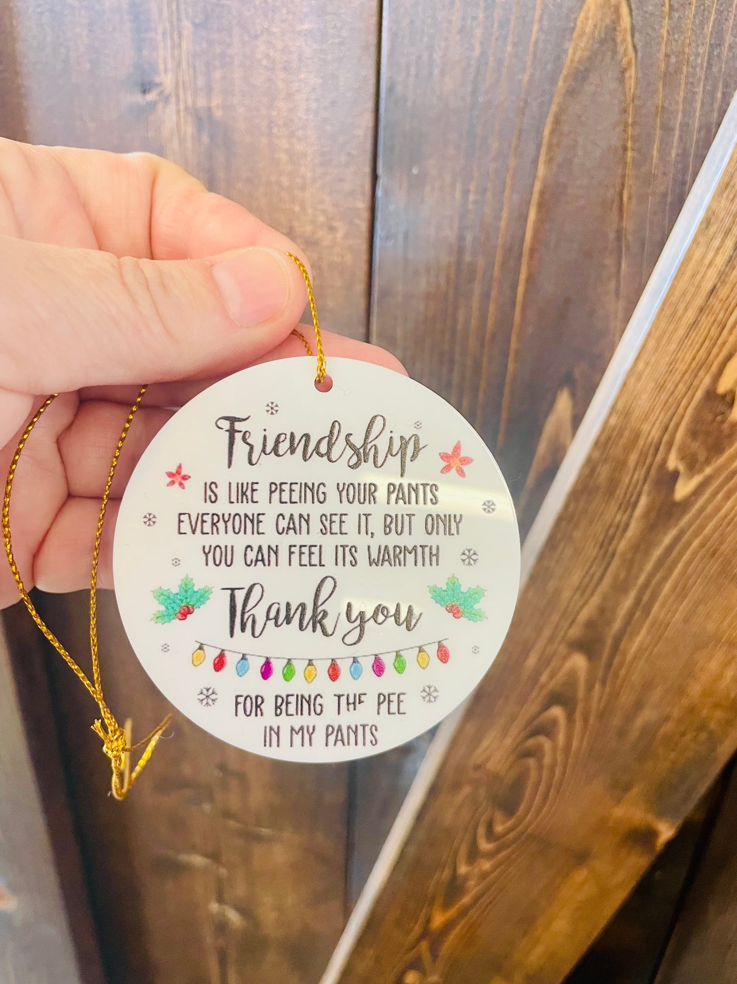 Town & Country Christmas 2024- Friendship Acrylic Ornament