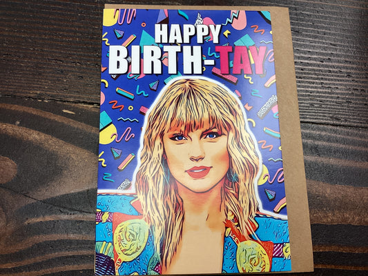 Town & Country - Taylor Swift Card - Happy Birth-Tay 80’s