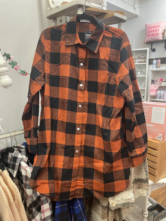 Town & Country - Plaid Long Shirt Autumn Colour