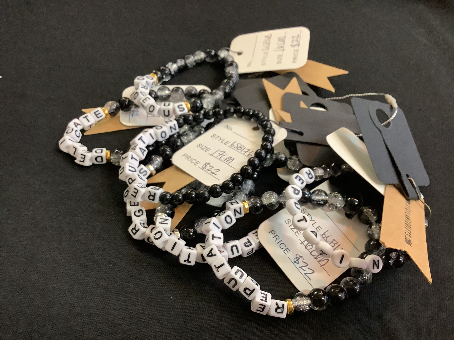 Vigilante Gifts - Taylor Swift Reputation Era Bracelets