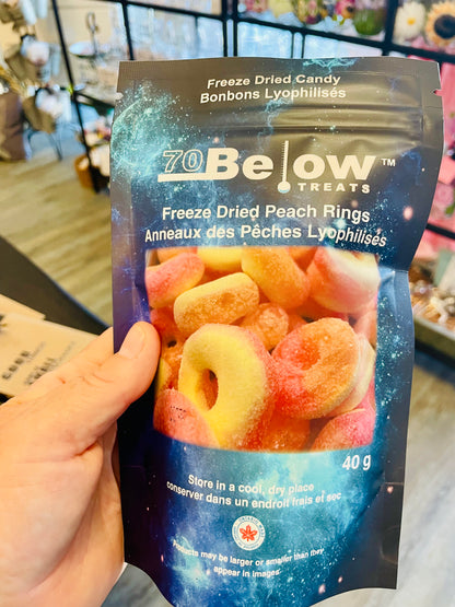 70 Below Freeze Dried Peach Rings