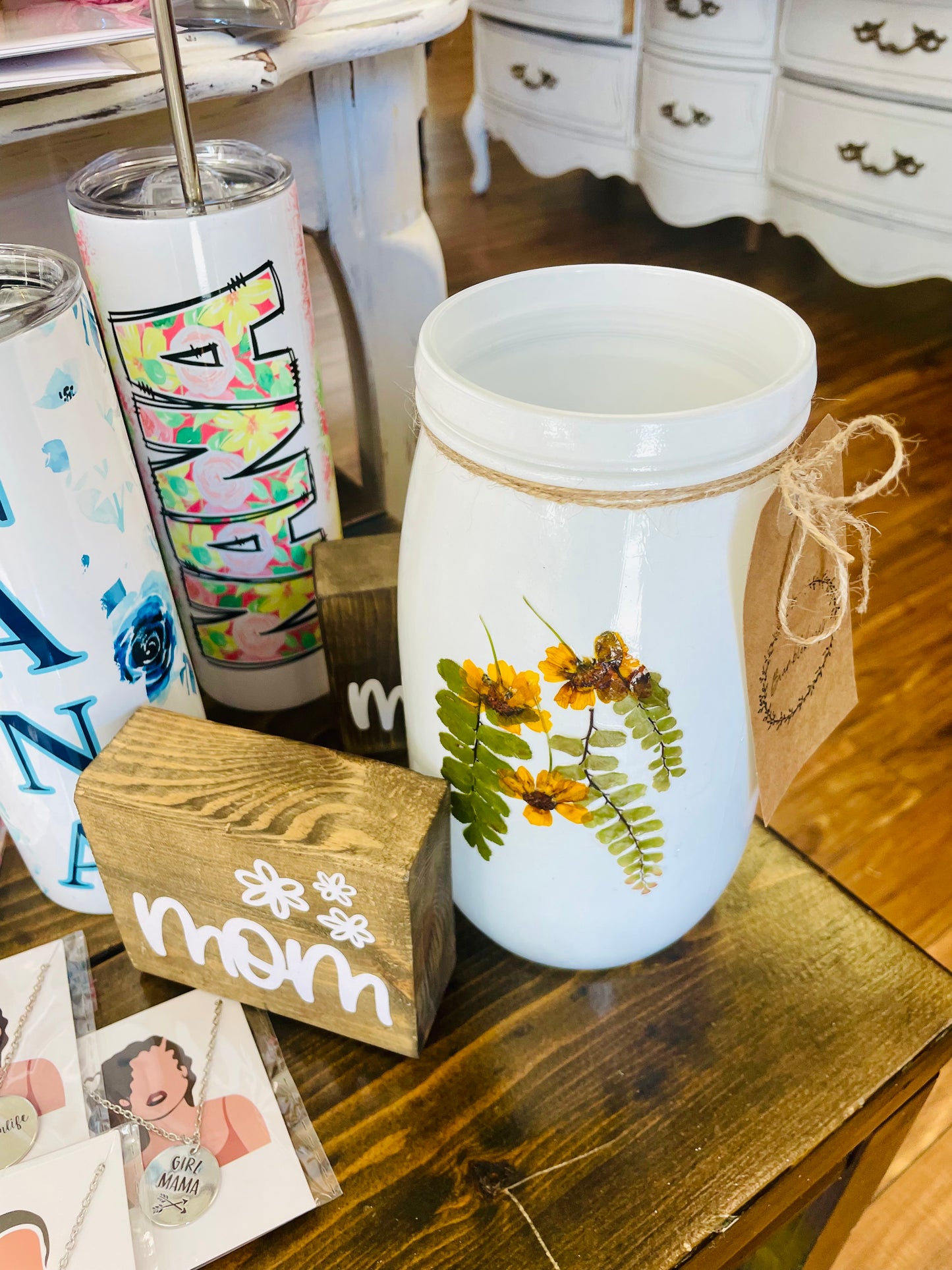 Brambleberry - Frosted Flower Pressed Jar