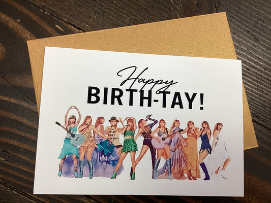 Town & Country - Taylor Swift - Happy Birth-Tay Card