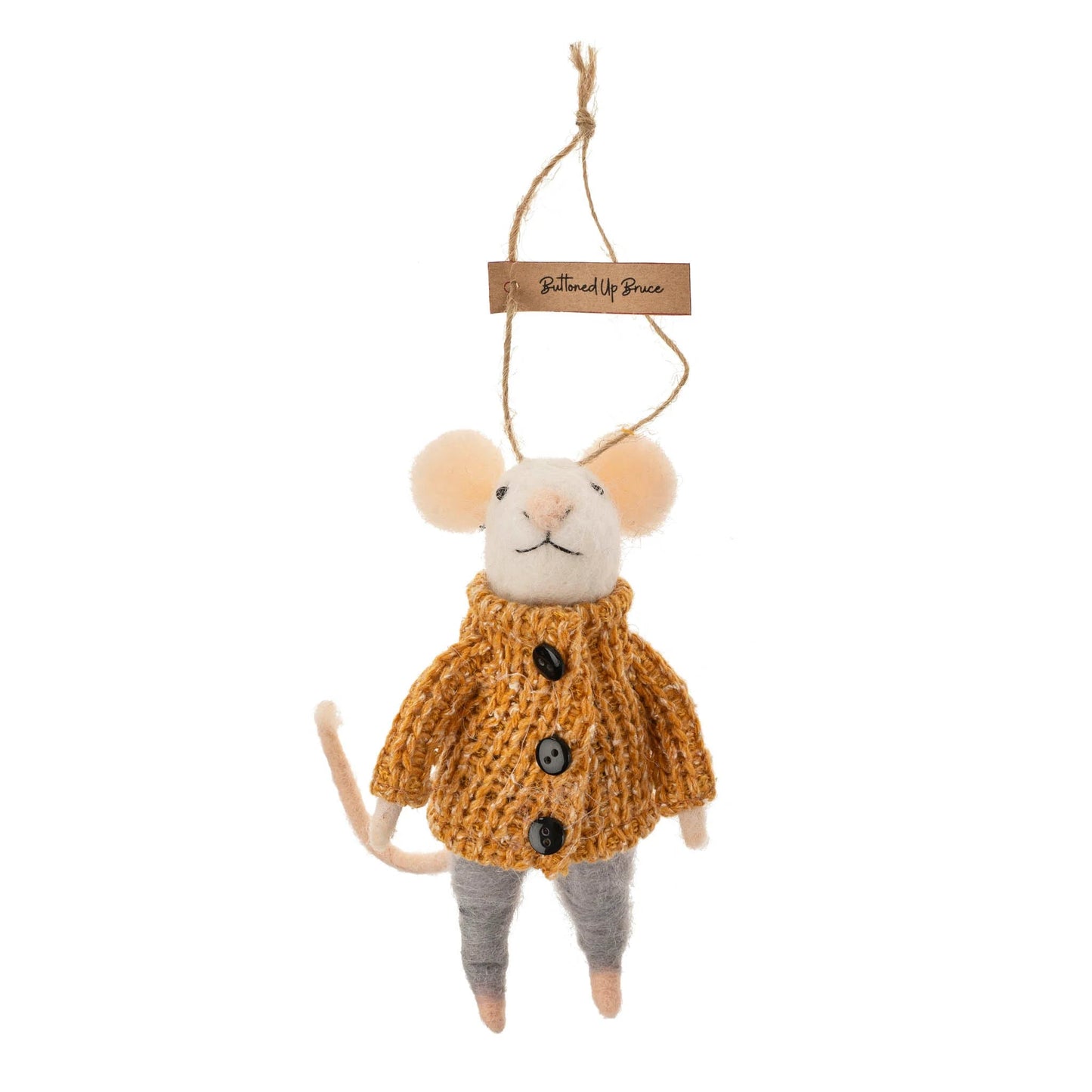 Town & Country: Buttoned up Bruce mouse