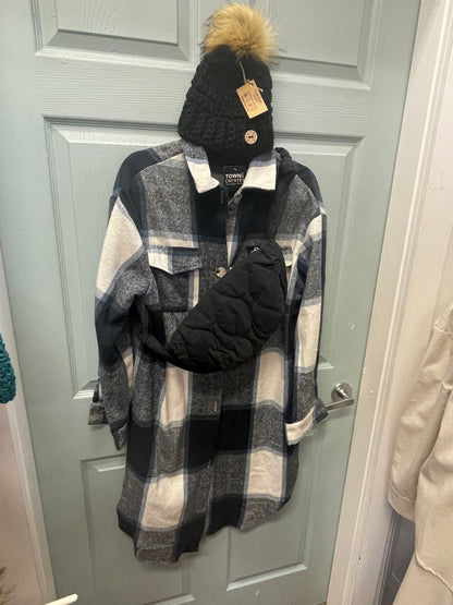 Town & Country plaid Shacket