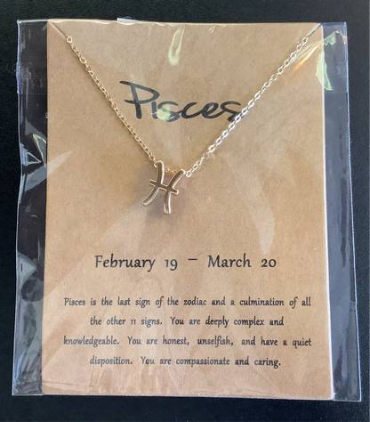 Lace & Meadow- Horoscope Necklace