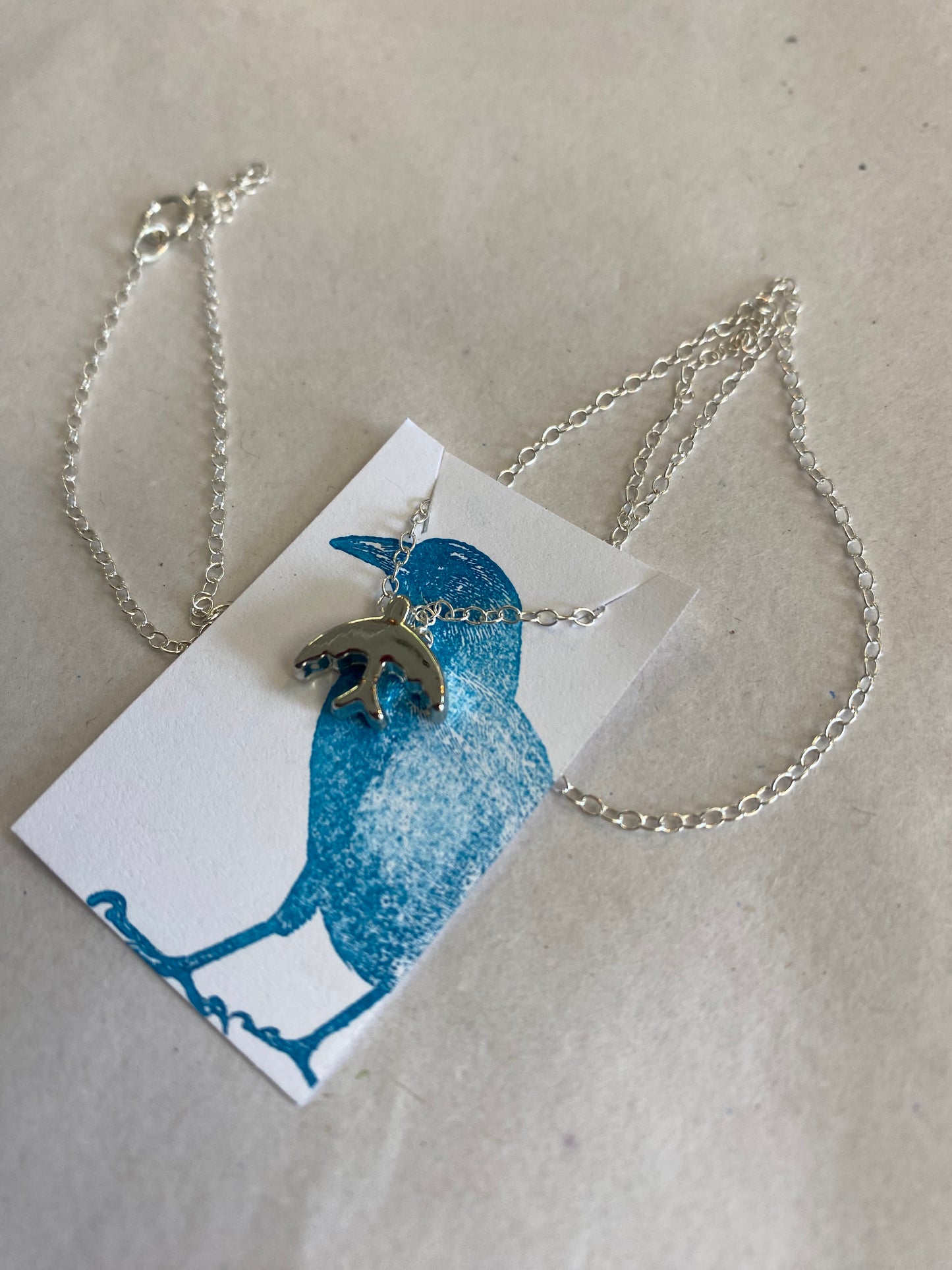 Dirty Bird Jewelry - Sterling Silver Bird Necklace