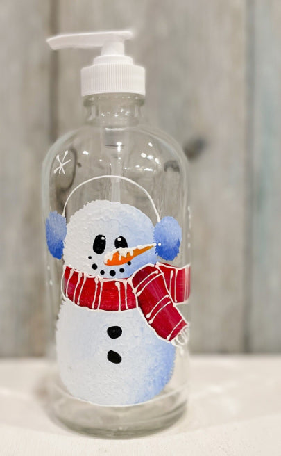 Cc Crafts - Snowman Soap Pump