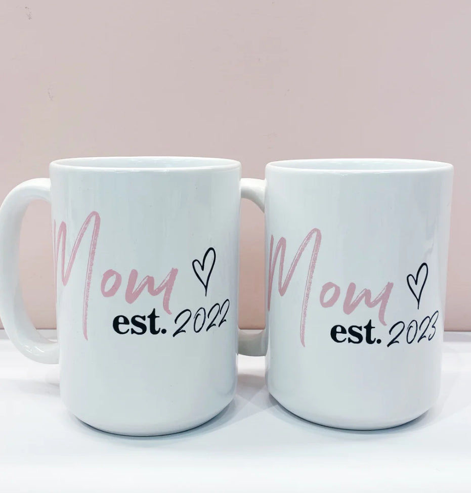 Pier Prints - Mom Est 2024 Mug