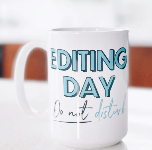 Pier Prints - Editing Day Mug