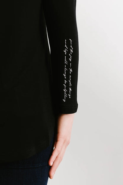 The Roster - Find The Joy - Long Sleeve - Black