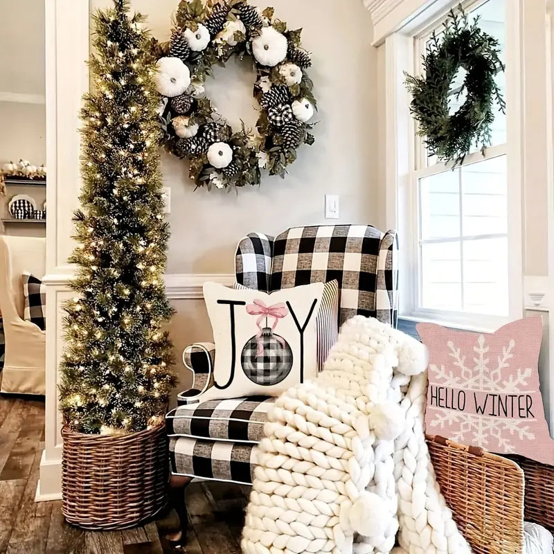 Town & Country - Joy Christmas Pillow