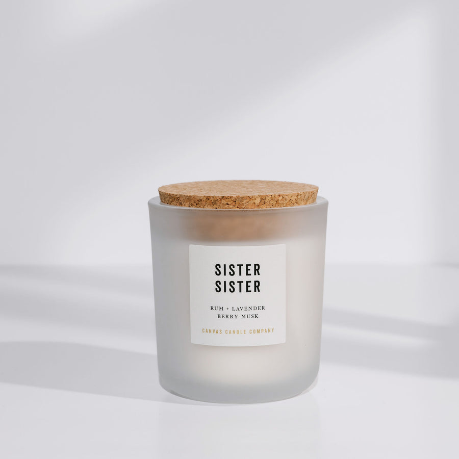 Canvas Candle - Sister Sister