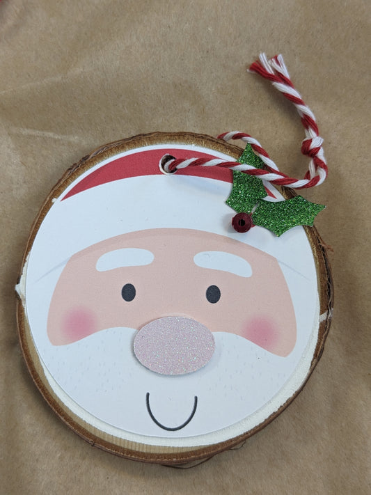 A Paper Life - Santa Ornament