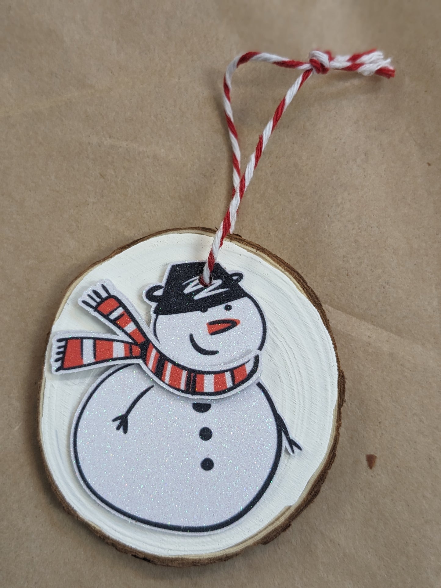 A Paper Life - Snowman Ornament