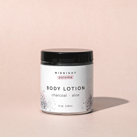 Midnight Paloma - Charcoal + Aloe Body Lotion