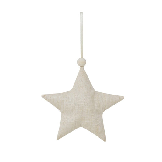 Town & Country - Natural Plush Ornament - Star