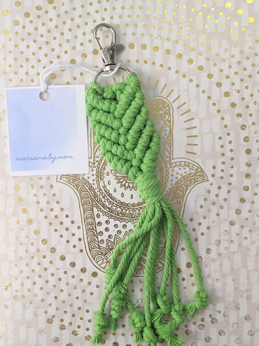 Kiss My Knots Fibre Arts - Macrame Key Chains